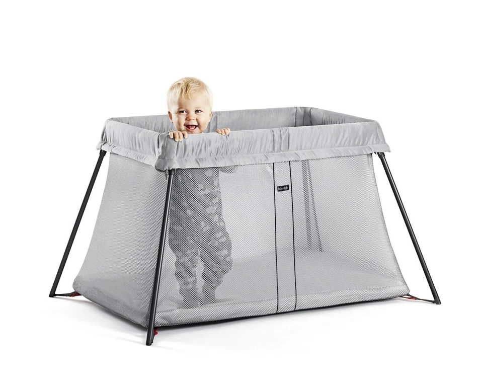 BabyBjörn Travel Crib Light, Silver, One Size - Image 2 of 4