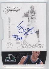 2015 Replay Buyback Greg Stiemsma (2012-13 Panini Signatures Die-Cut) Auto 1o3