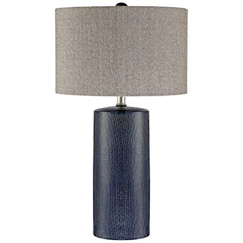 Lite Source Jacoby 28 1by2In Navy Blue Ceramic Table Lamp - Picture 2 of 2