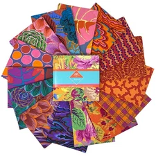 Kaffe Fassett 5" Square Pack in 2025 Warm by Free Spirit