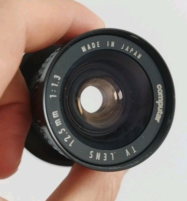 OBJEKTIV Computar 12,5mm f 1,3 TV CCTV Super16 cine selten Bmpcc M43