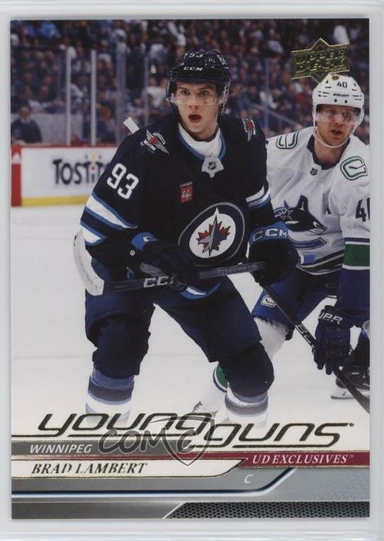 2024 Upper Deck Series 1 Young Guns Exclusives /100 Brad Lambert #228 Rookie RC