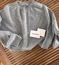Acne Studio - Kurzer Wollpullover mit Kaschmiranteil - Gr. L