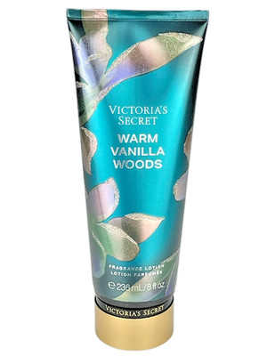 VICTORIA S SECRET WARM VANILLA WOODS FRAGRANCE BODY LOTION CREAM 8 oz NEW