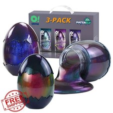 WATERELF Galaxy Slime Set 3 Pcs, Stress Relief Fidget Toy 18oz