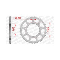 Afam Kettenrad Stahl #420 53 ZäHne (FüR: Derbi Senda 50 SM DRD Racing 02-10 )
