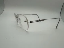 Silhouette 7534 40 6078 Titanium Brown Rimless Eyeglasses Frames 17 140