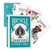 Bicycle Rider Back Spielkarten Pokerdeck &ndash; T&uuml;rkis