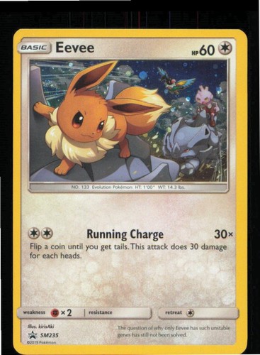 Eevee - SM235 Holo Promo Sun & Moon Promo Pokemon Near Mint