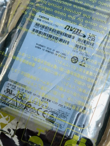 Kioxia CD6-R 1.92TB PCIe4.0 NVMe U.3 2.5inch SSD KCD6XLUL1T92