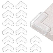 16Pcs Corner Protectors Table Corner Protectors L-shaped Clear
