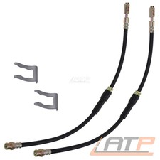 2x BREMSSCHLAUCH + HALTEFEDER VORNE FÜR VW JETTA 3 4 1K SCIROCCO 13
