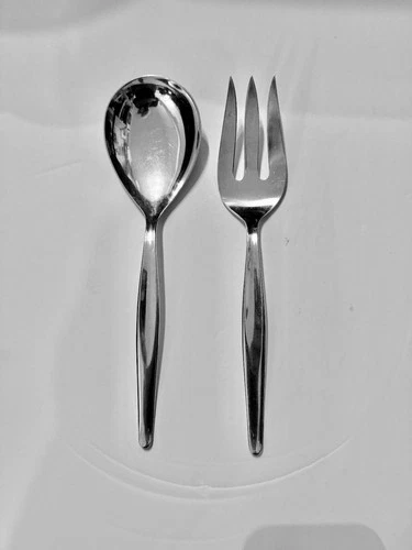 Contour by Towle Sterling Silver Large Serving Fork/Spoon  9.5"