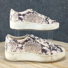 Steve Madden Shoes Womens 8 M Bertie Platform Sneakers Multicolor Snake Print