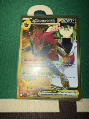 N's ZOROAK EX GOLD CARD 189 Psa 10 Candidate Journey Together | eBay