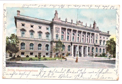 AK Berlin 1904 Abgeordnetenhaus Farblitho Görlitz 5 Pf Germania DEUTSCHES REICH - Bild 1 von 4