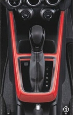 Suzuki】Swift Sport【Console Box Garnish】【Red】【Replacement