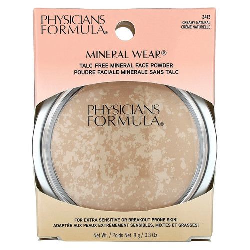 Mineral Wear, Talc-Free Mineral Face Powder, 2413 Creamy Natural, 0.3 oz (9 g) - Picture 2 of 6