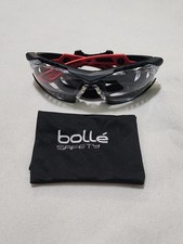 Bolle 40252 Rush Plus Safety Glasses Clear PC AS/AF Platinum Lens NEW