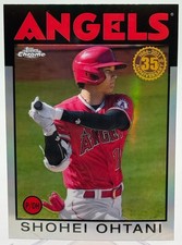 Shohei Ohtani 2021 Topps Chrome 35th Anniversary 1986 Refractor QTY.