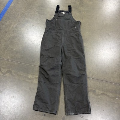 Duluth Trading Co Superior Fire Hose Insulated Bib Overalls Mens Large x 32 (30)