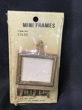 VINTAGE ZIEGLER MINI PICTURE FRAME W CANVAS #12430 NOS