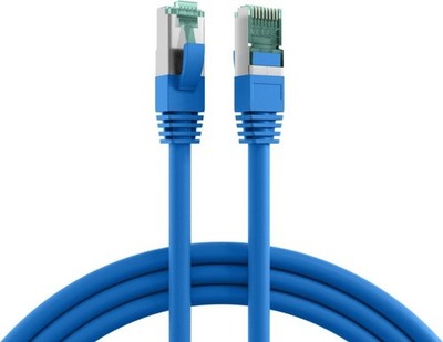 EFB-Elektronik Patchkabel Cat.6A S/FTP EC6000A 1m bl Ethernet Netzwerk (RJ45)