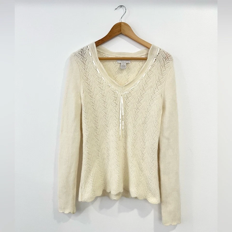 Свитер маленький Lucy & Laurel Angora Lambs шерстяная смесь - Изображение 2 из 4