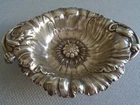 REED BARTON STERLING ~ LES CINQ POPPY MASTER BOWL ~ CANDY NUTS 6.5" ~ EXCELLENT!