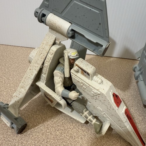 Star Wars Kenner 1996 The Power Of The Force Luke’s T-16 Skyhopper Displayed - Picture 2 of 12