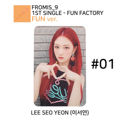FROMIS9 FUN FACTORY Official Photocard FUN & FACTORY Version