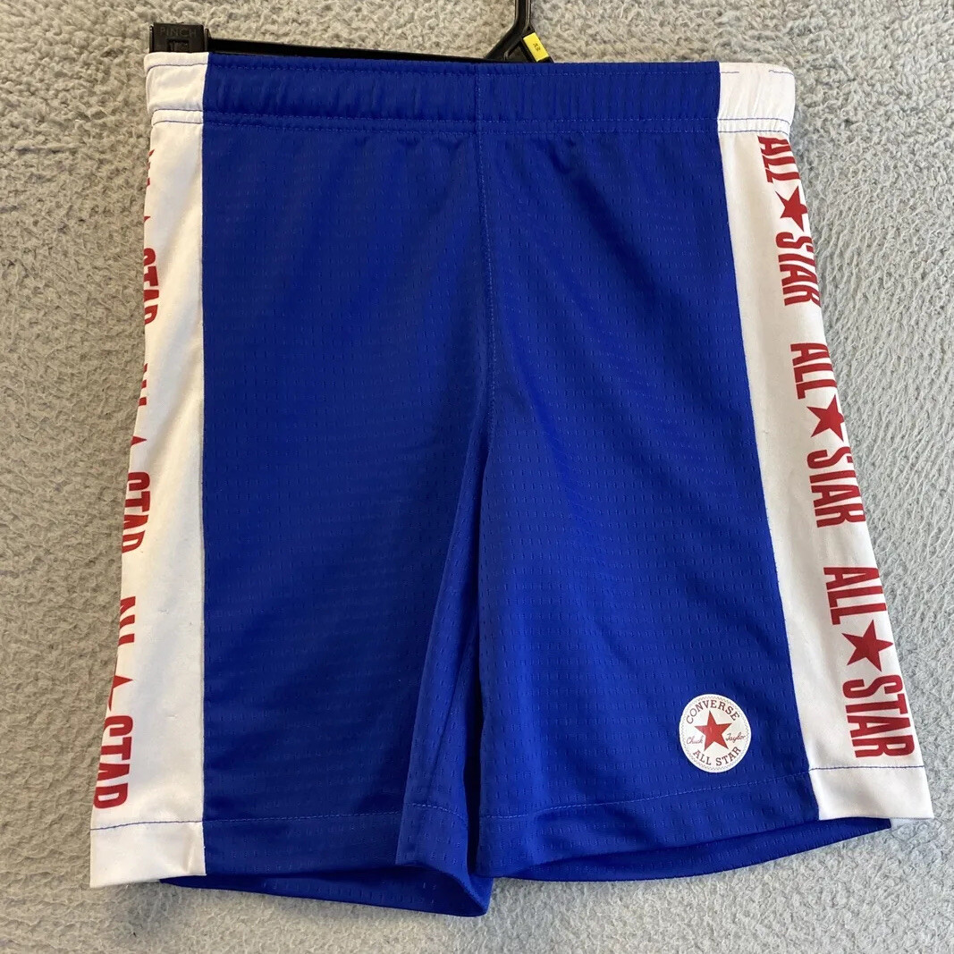 converse Boys Youth S (8-10) Blue Athletic Basketball Shorts 31