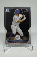 2023 Bowman Chrome Prospects 1st #BCP-36 Logan Wagner Rookie Los Angeles Dodgers