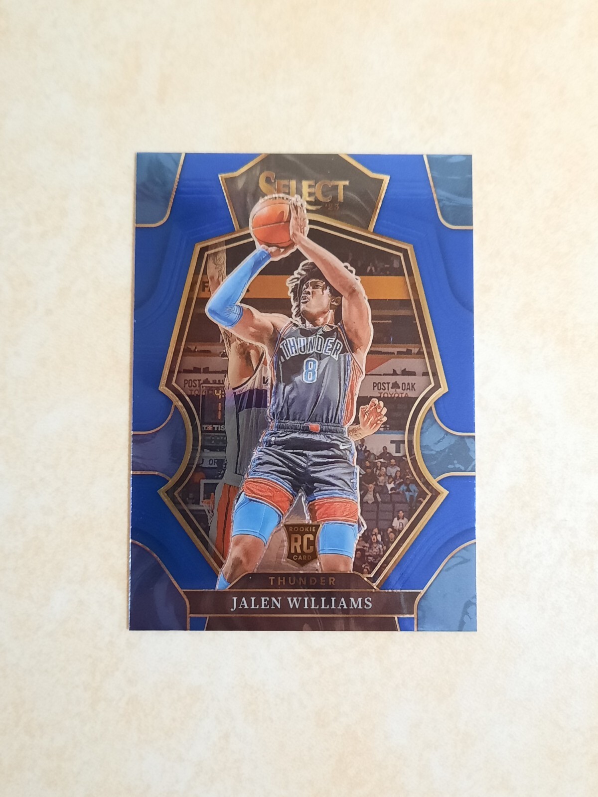 Jalen Williams: Thunder #167 RC 2022/23 Panini Select (Blue Prizm) NBA Card.