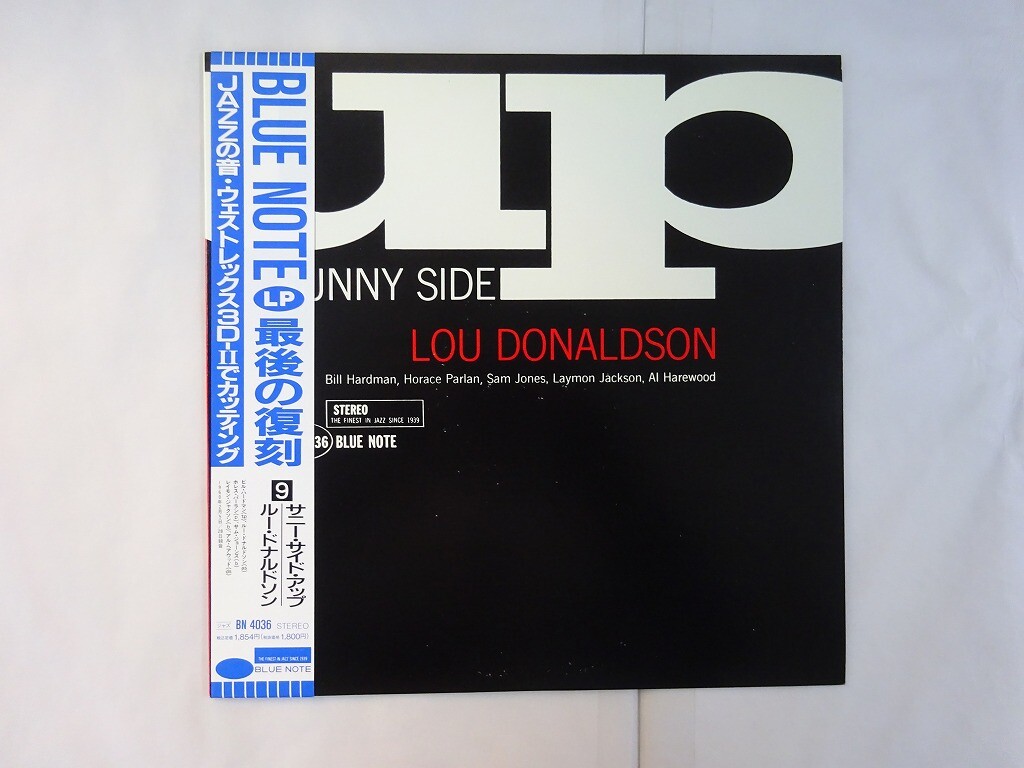 洋楽 LOU DONALDSON SUNNY SIDE UP 4036 Lou Donaldson Sunny Side Up Blue Note BN 4036 Japan VINYL LP