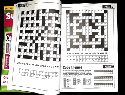 4 Codeword Puzzle Book Magazines in 2 Bumper Issues Family Mags 400 Puzzles - Picture 8 of 12