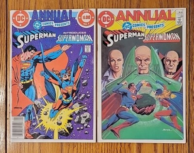 DC Comics Presents Annual #2 and #4 Superman Superwoman (Kristin Wells) 1st App 