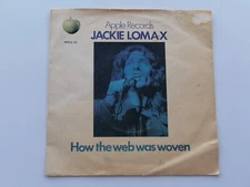 JACKIE LOMAX   1970 UK 45  HOW THE WEB WAS WOVEN APPLE 23 1 G