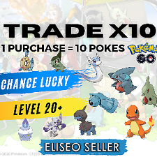 Pokémon GO Trade Deino x10 - Trade Deino x10 Community day - Chance Lucky