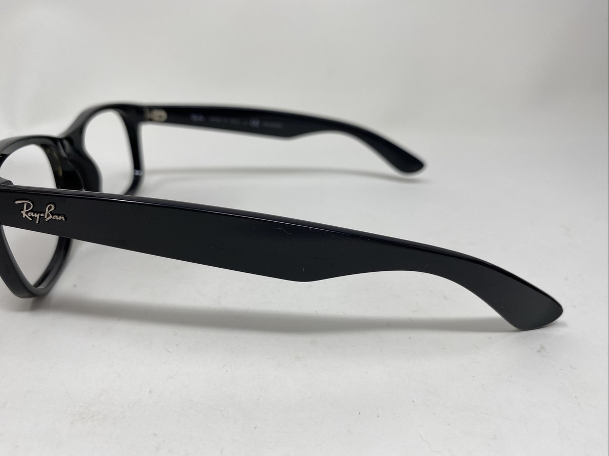 RAY BAN RB2132 901/58 GLOSSY BLACK NEW WAYFARER 55/18 55mm