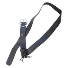 European Dark Gentry Leather Baldric for Costumes and Reenactments Overall 33"