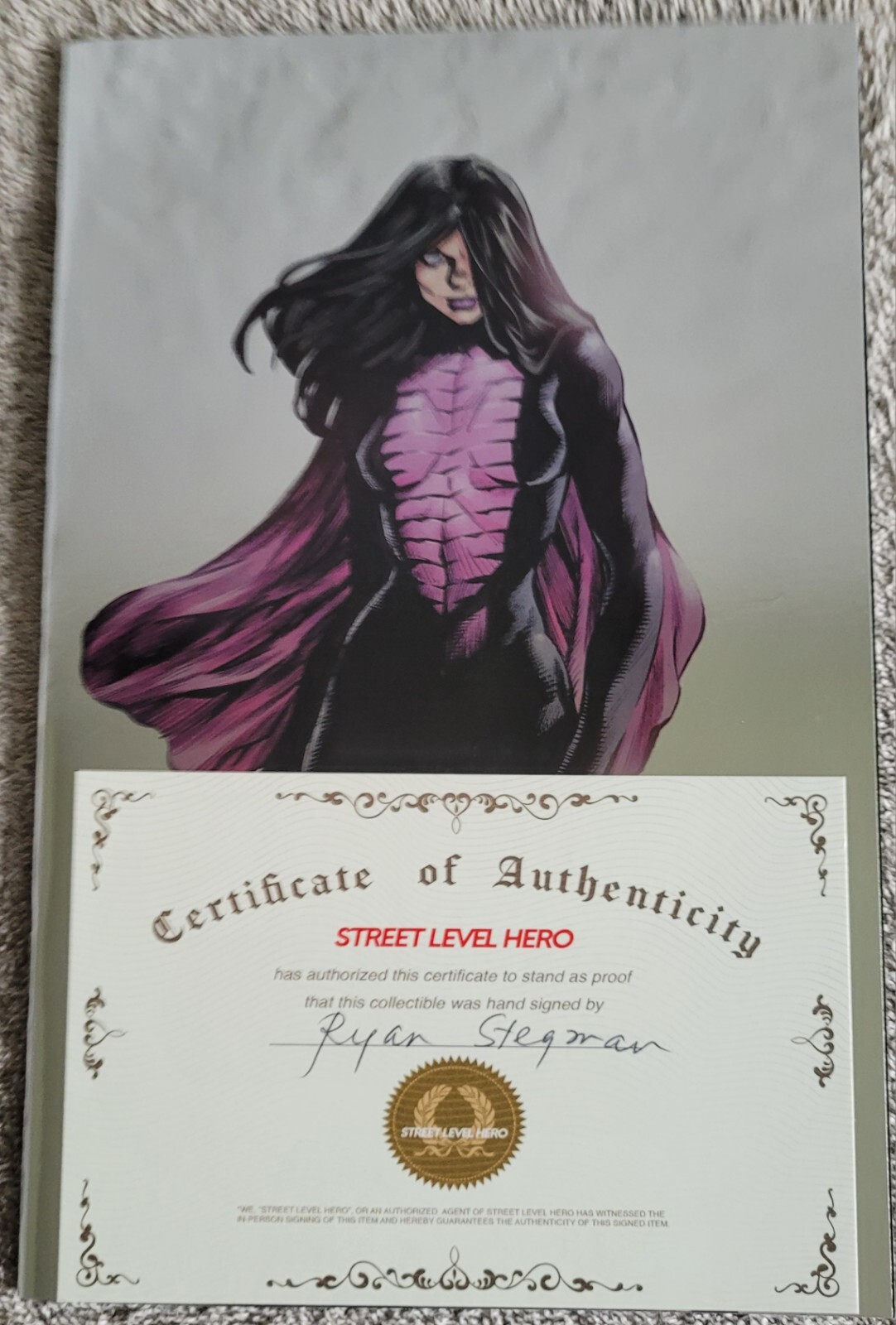 Vanish #4 (Foil Virgin Wormhole Variant) Signed By Ryan Stegman W/ Coa