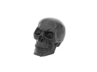 Halloween TotenschäDel / Totenkopf Schwarz Ca. 16 X 20 Cm