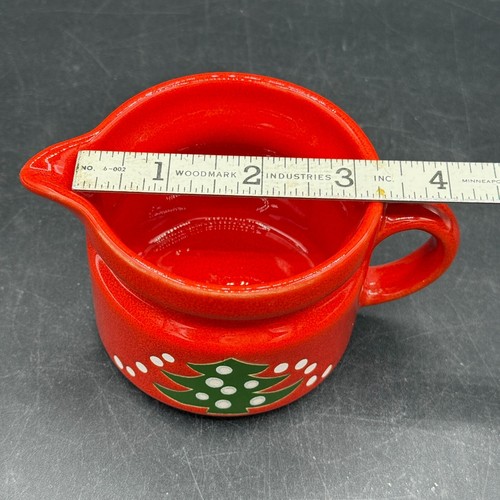 Waechtersbach CHRISTMAS TREE Creamer & Lidded Sugar Bowl Germany - Picture 7 of 17