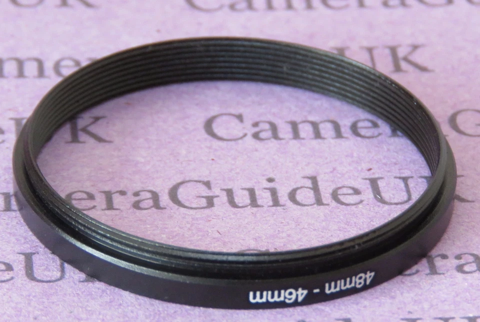 48mm to 46mm Male-Female Stepping Step Down Filter Ring Adapter 48mm-46mm - Image 4 of 4