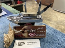 2009 Case XX Peanut Amber Jig Bone Pocket Knife 6220 Cooper Steel Item#90045