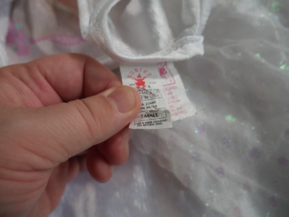 White Barbie Dress Up Costume Dress Rubies Small 1994 Foto 4 de 4