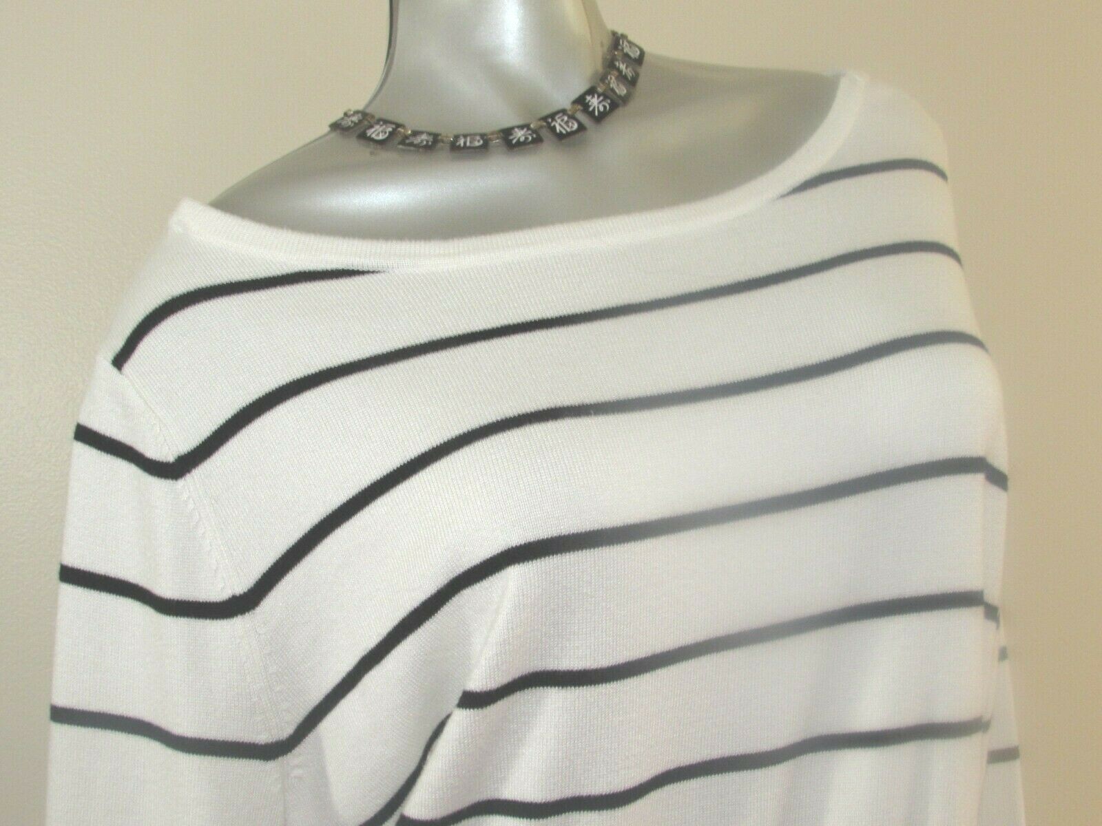 black and white sweater knit women's ivy slippers