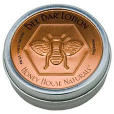 Solid Bee Bar Hand & Body Lotion Honey House Naturals HAWAIIAN  0.6 Small Travel