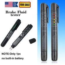 MUCAR Car Brake Fluid Liquid Tester Oil Moisture Tester 5 LED Indicator Pen US